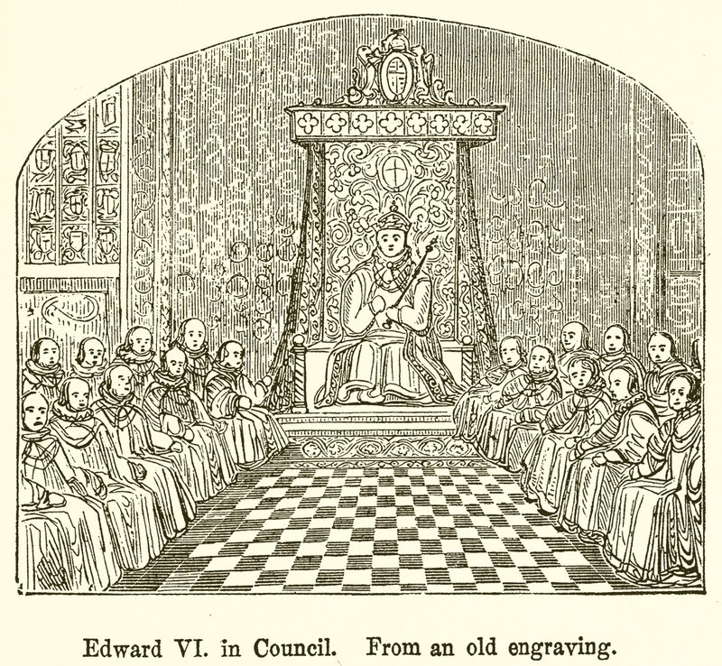Edward VI. i Rådet af English School