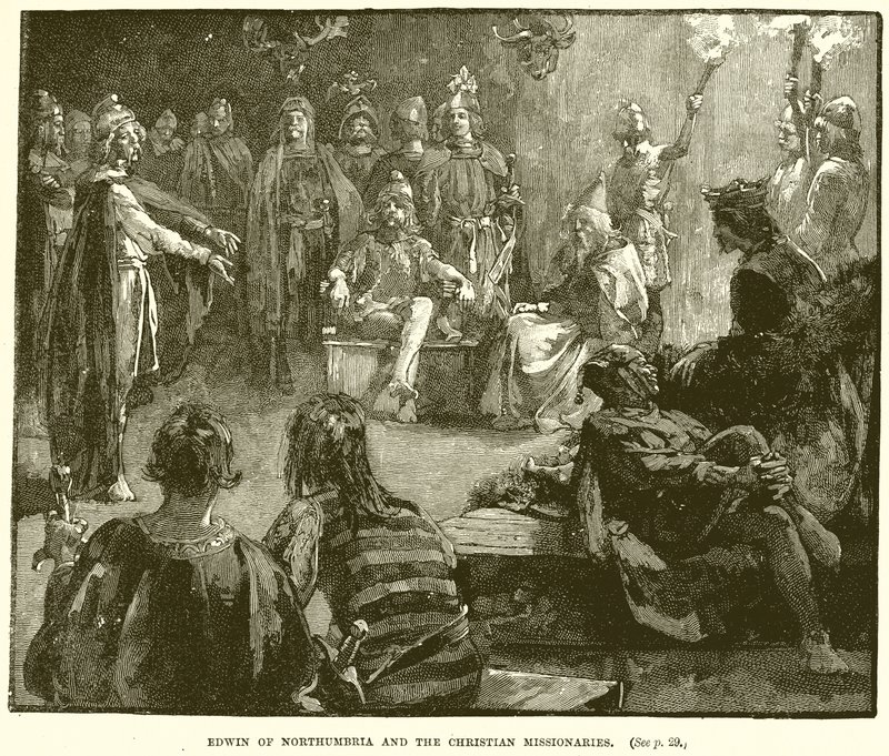 Edwin af Northumbria og de kristne missionærer af English School
