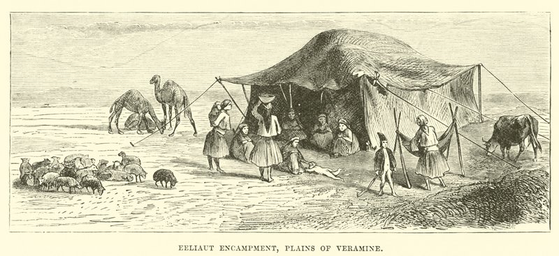 Eeliaut encampment, plains of Veramine  af English School