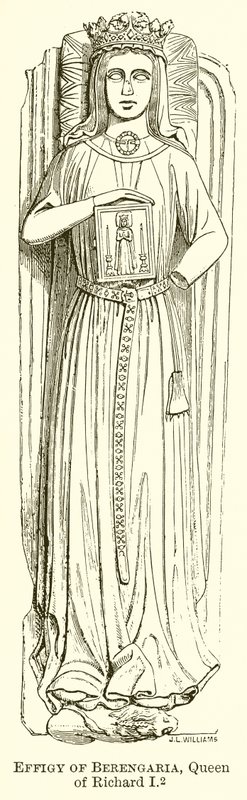 Billede af Berengaria, dronning af Richard I af English School