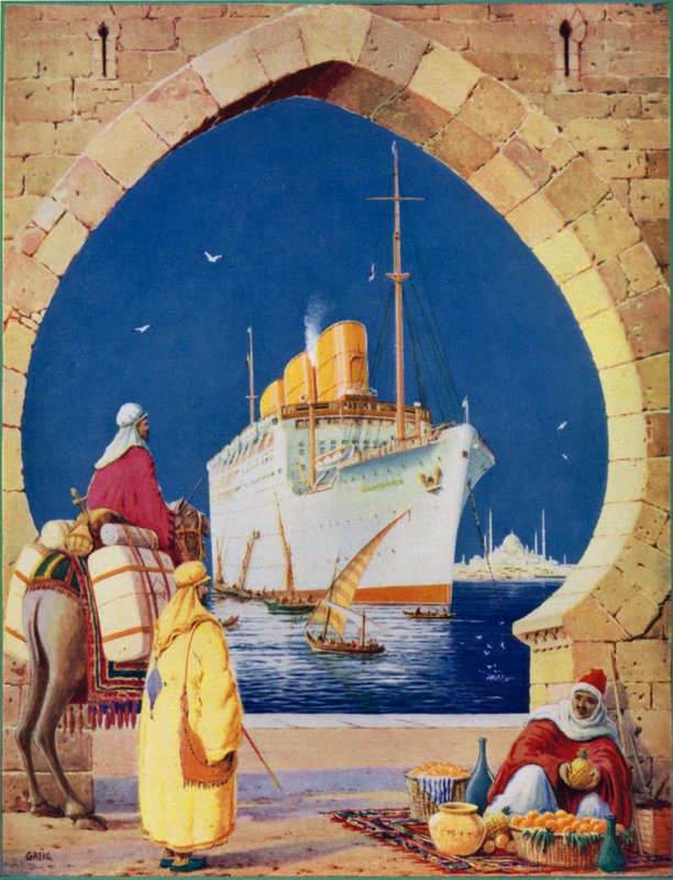 Egypten (farve litho) af English School