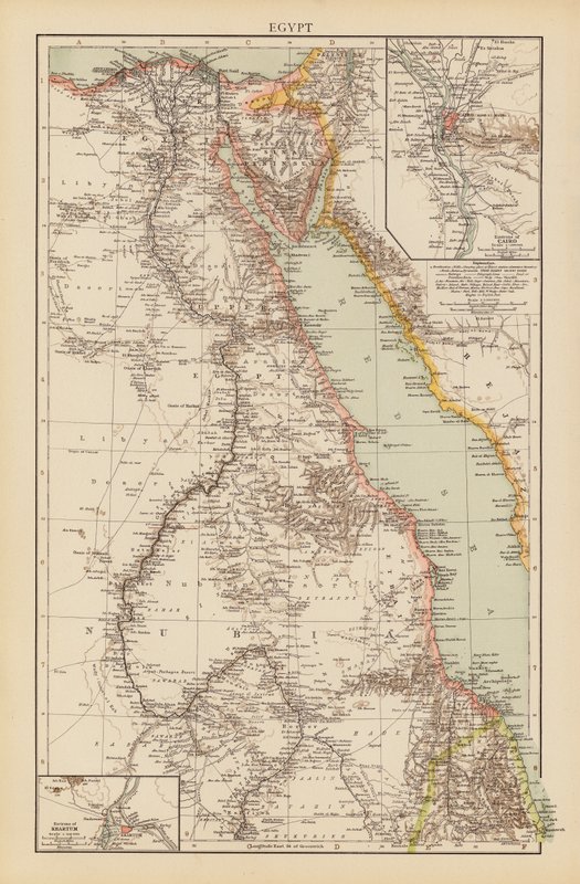Egypten (farvelitografi) af English School
