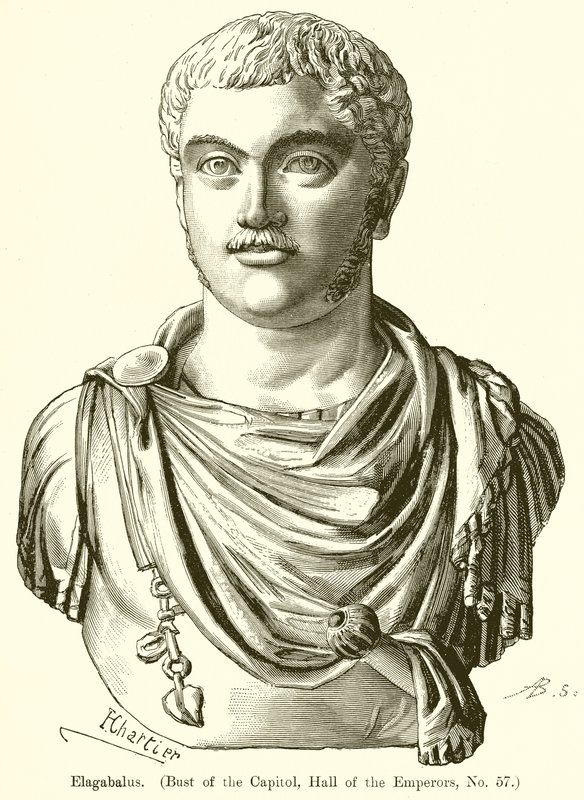 Elagabalus. (Buste af Capitol, Kejsernes Hall, nr. 57) af English School