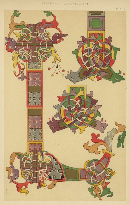 11th Century (chromolitho) af English School