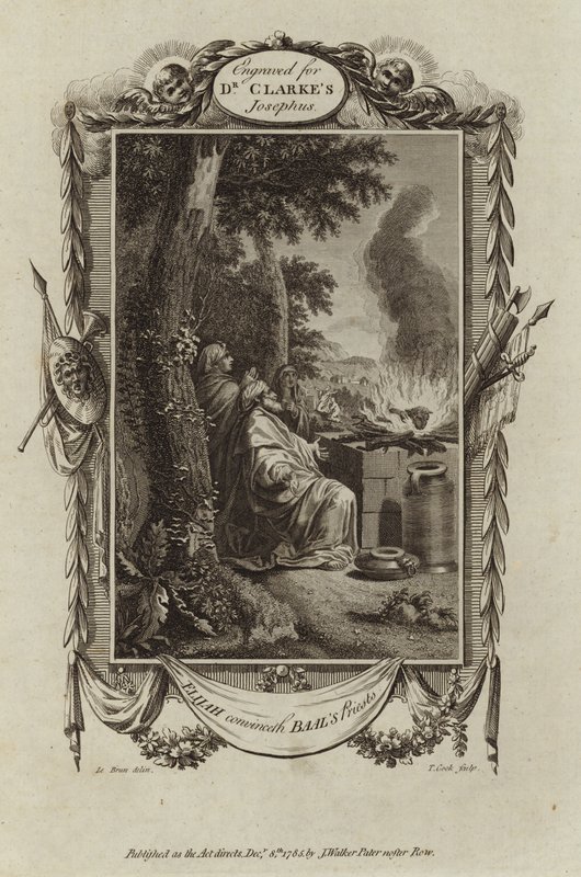 Elias overbeviste Baals præster af English School