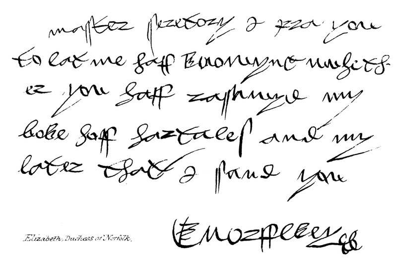 Elizabeth, hertuginde af Norfolk af English School
