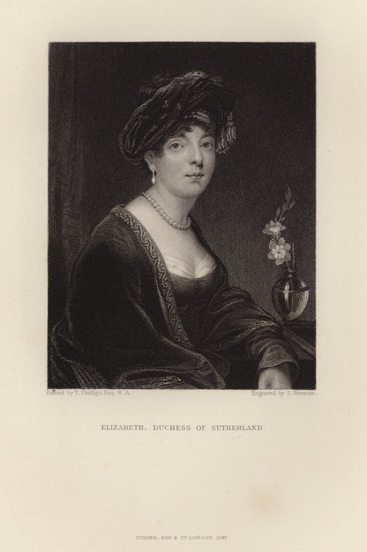 Elizabeth hertuginde af Sutherland af English School