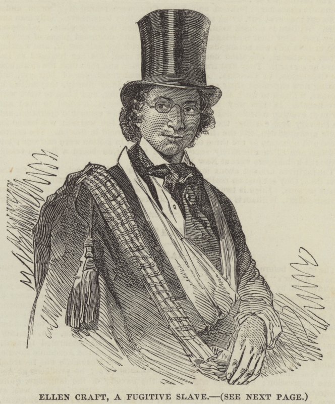 Ellen Craft, en flygtende slave af English School