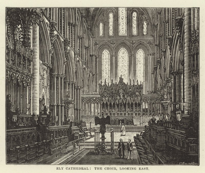 Ely Cathedral, koret, ser mod øst af English School