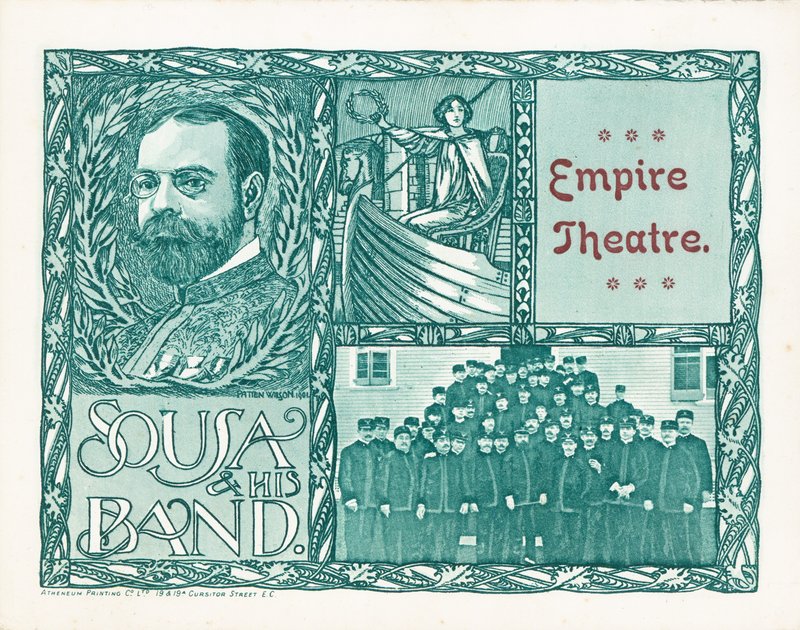 Empire Theatre, London, med Sousa og hans band af English School