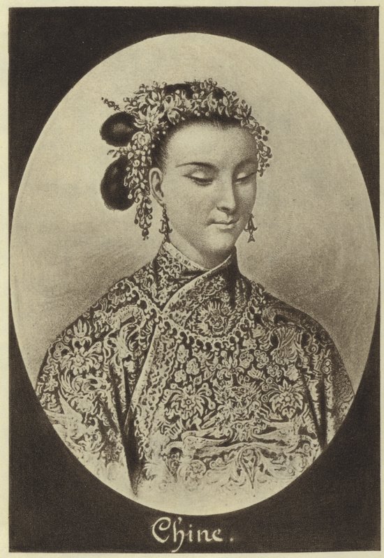 Enkekejserinde Cixi (fotogravure) af English School
