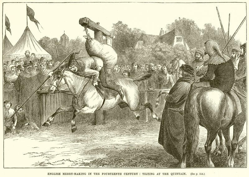 Engelsk Merry-Making in the Fourteenth Century: Tilting at the Quintain af English School