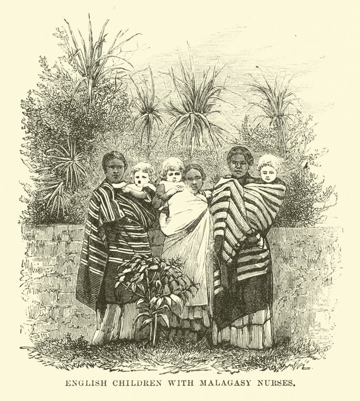 Engelske børn med madagaskiske sygeplejersker af English School
