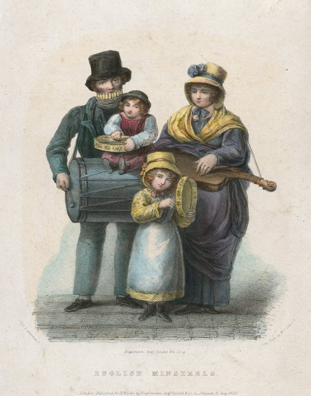 engelske minstrels af English School