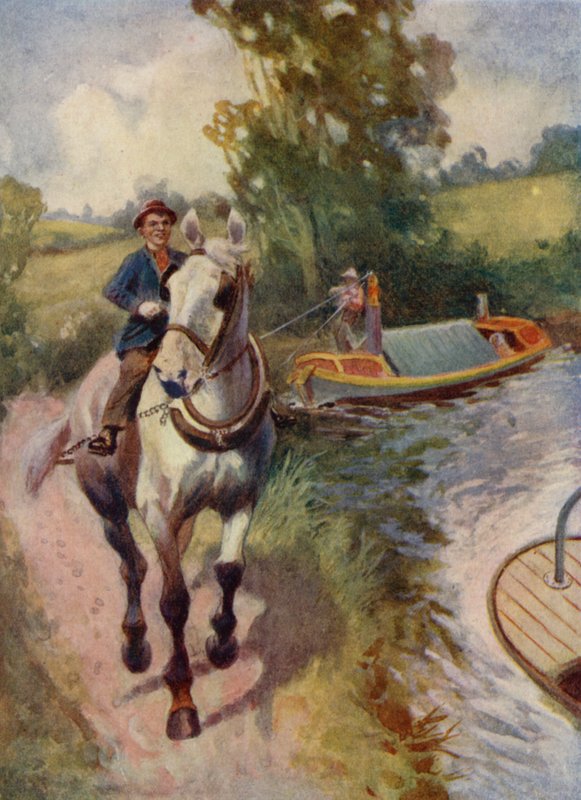 Nyder sit arbejde (farve litho) af English School