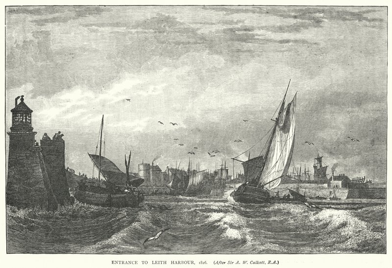 Indgang til Leith Harbor af English School