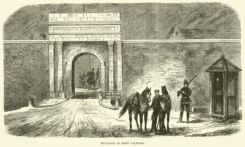 Indgang til Mont Valerien, januar 1871 af English School