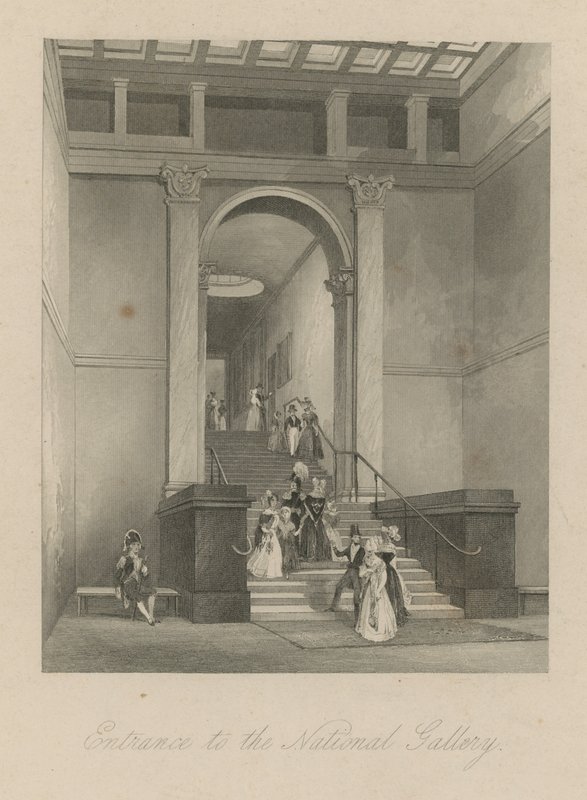 Indgang til Nationalgalleriet af English School