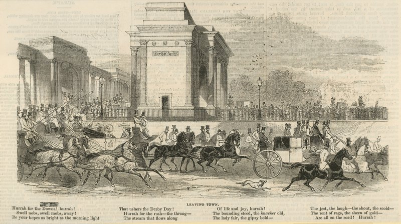 Epsom Races: Leaving Town af English School