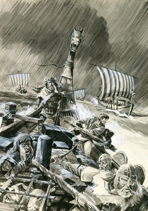 Erik den Rødes rejse i 986AD af English School