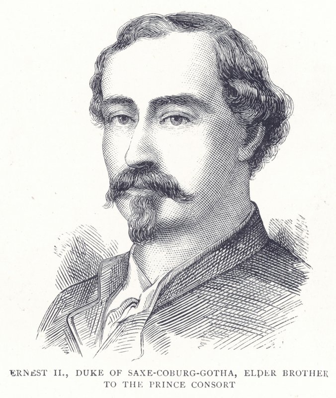 Ernest II, hertug af Sachsen-Coburg-Gotha, ældste bror til prinsgemalen af English School