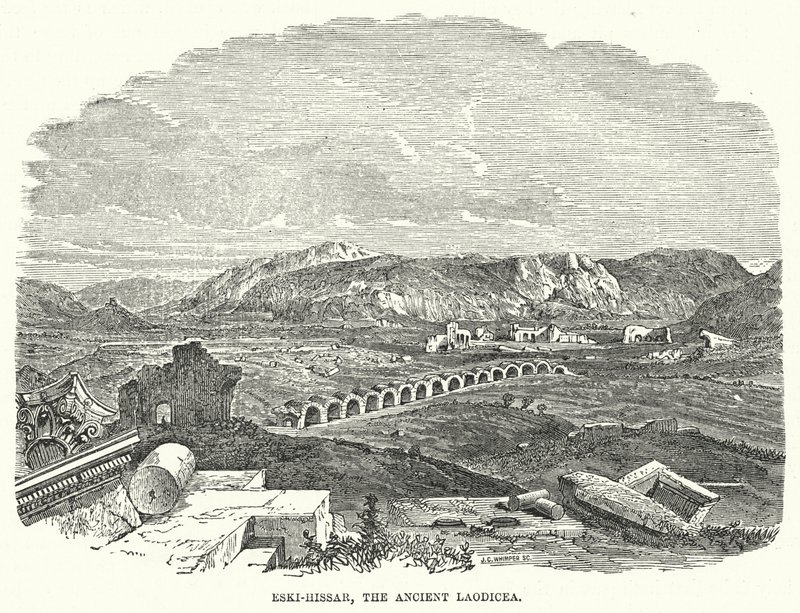 Eski-Hissar, det gamle Laodikea (gravering) af English School