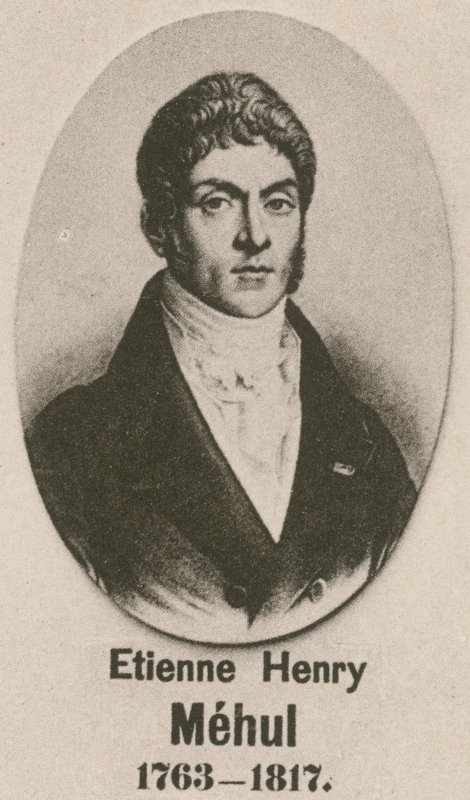 Etienne Henry Mehul (gravering) af English School