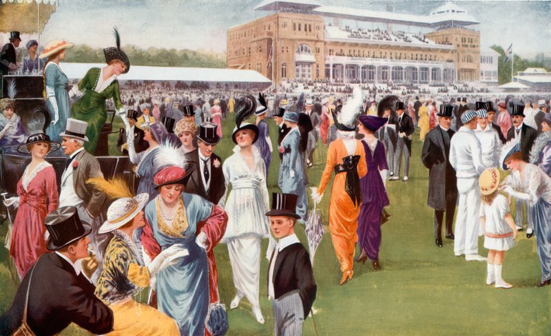 Eton og Harrow Cricket kamp på Lords af English School