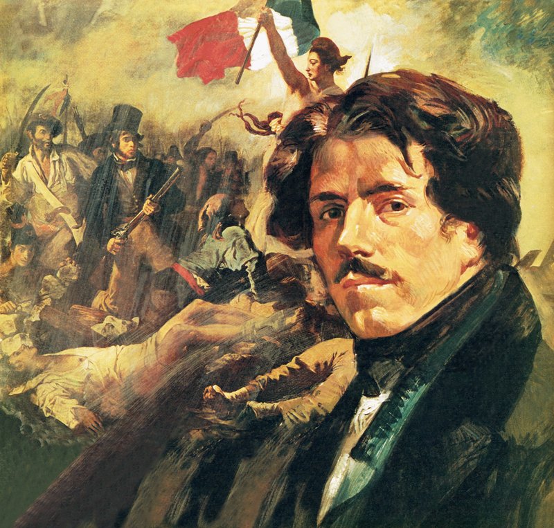 Eugene Delacroix af English School