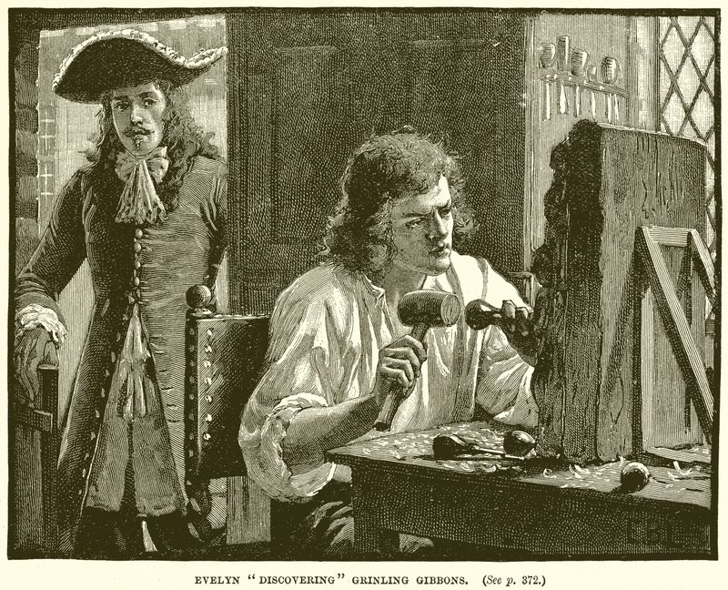 Evelyn opdager Grinling Gibbons af English School