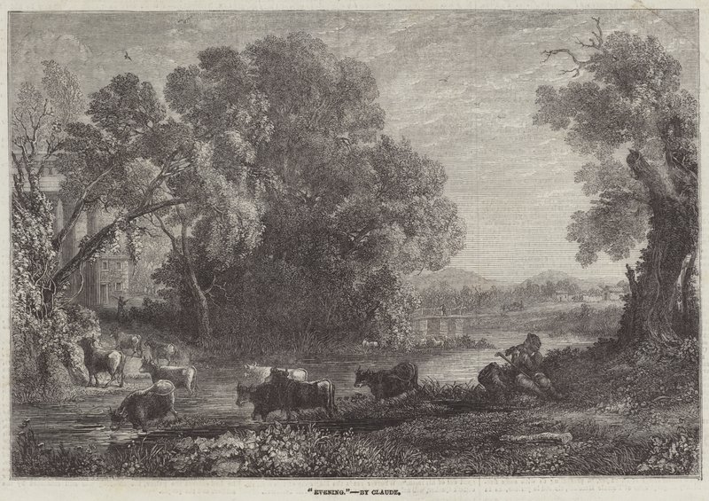 Aften (gravering) af English School