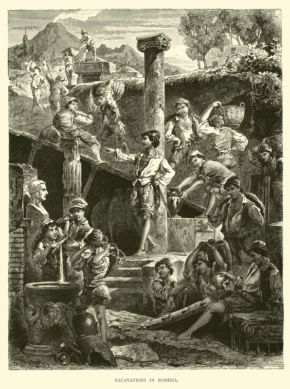 Udgravninger i Pompeji af English School