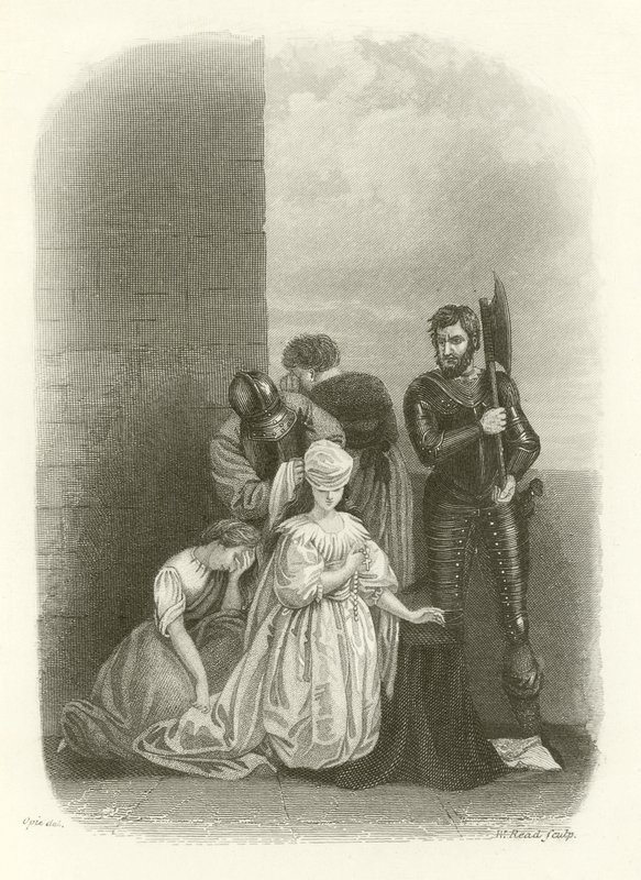 Henrettelse af Mary Queen of Scots af English School