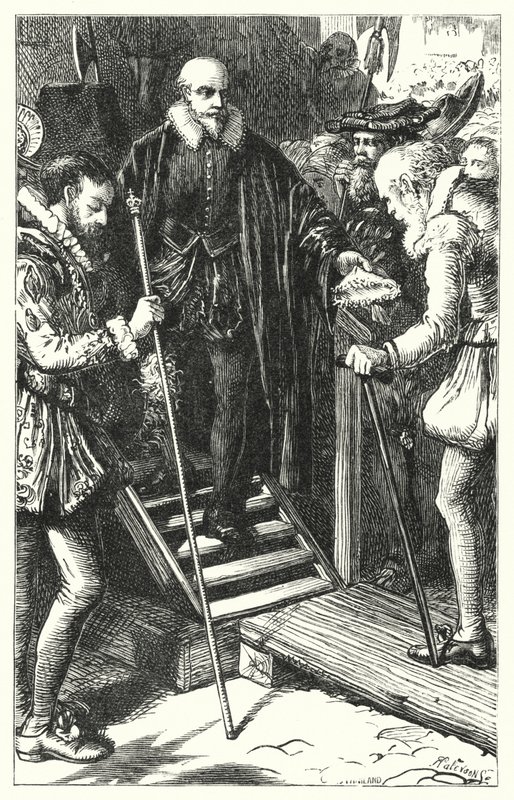 Henrettelse af Sir Walter Raleigh af English School