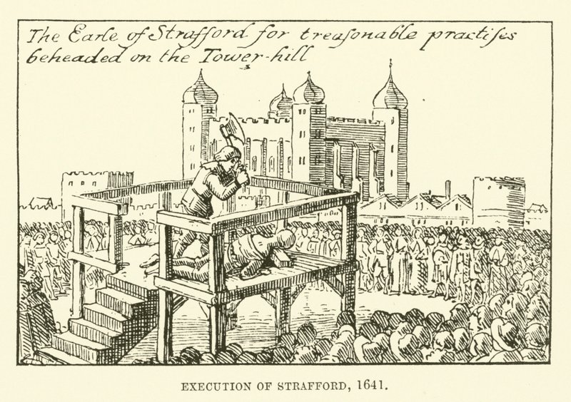 Udførelse af Strafford af English School