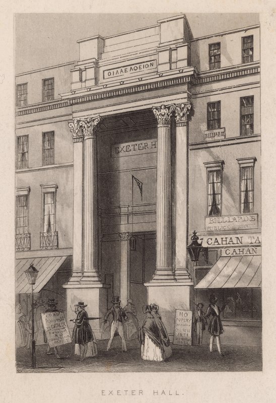 Exeter Hall, Strand af English School