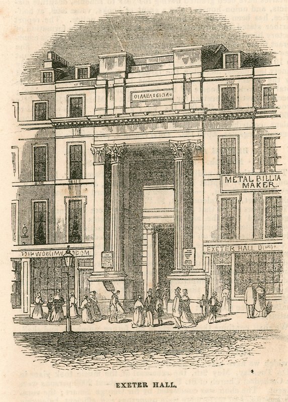 Exeter Hall, Strand, London af English School