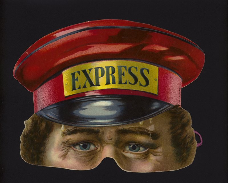 Express Messenger, victoriansk maske af English School