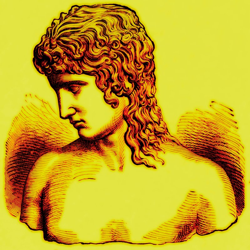 Extreme of Ethnic Divergence - Highest Type - I: Eros of Praxiteles, illustration fra With the Worlds People af John Clark Ridpath, udgivet 1912 (digitalt forbedret billede) af English School