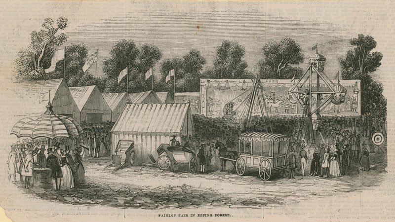 Fairlop-messen i Epping Forest af English School