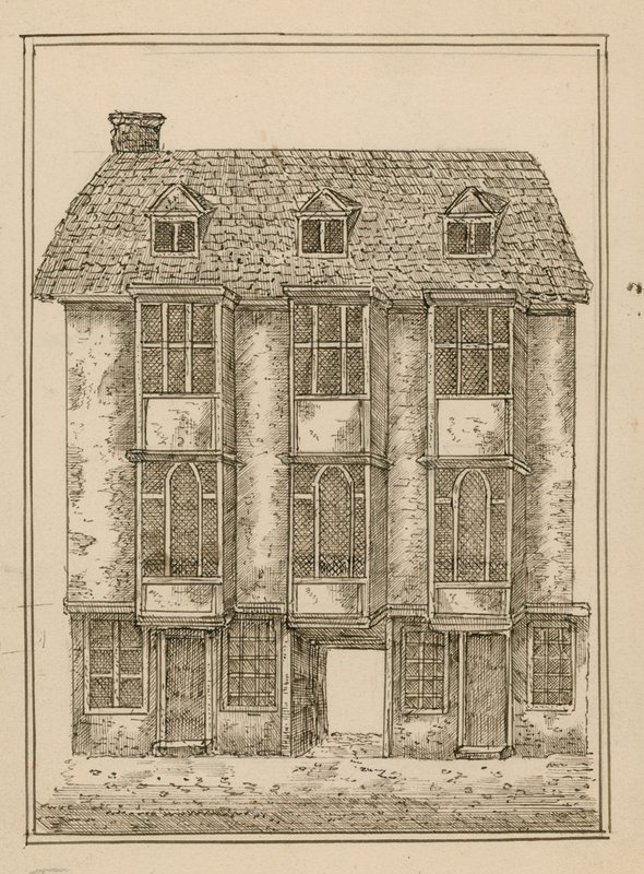 Falcon Tavern, Bankside, London af English School