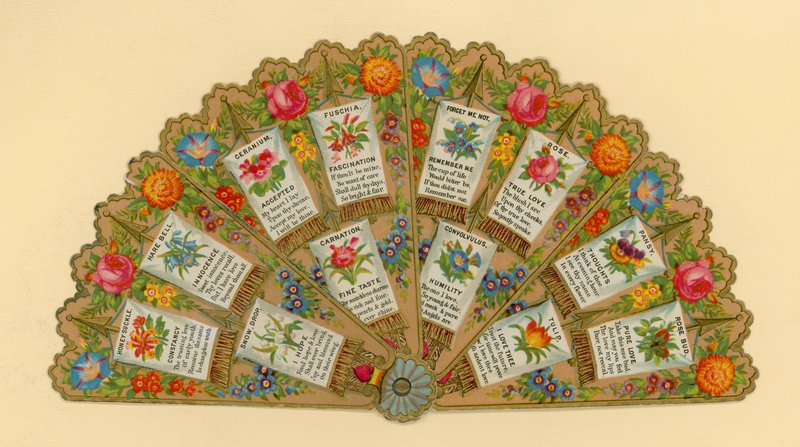 Ventilator, der giver symbolik af blomster af English School