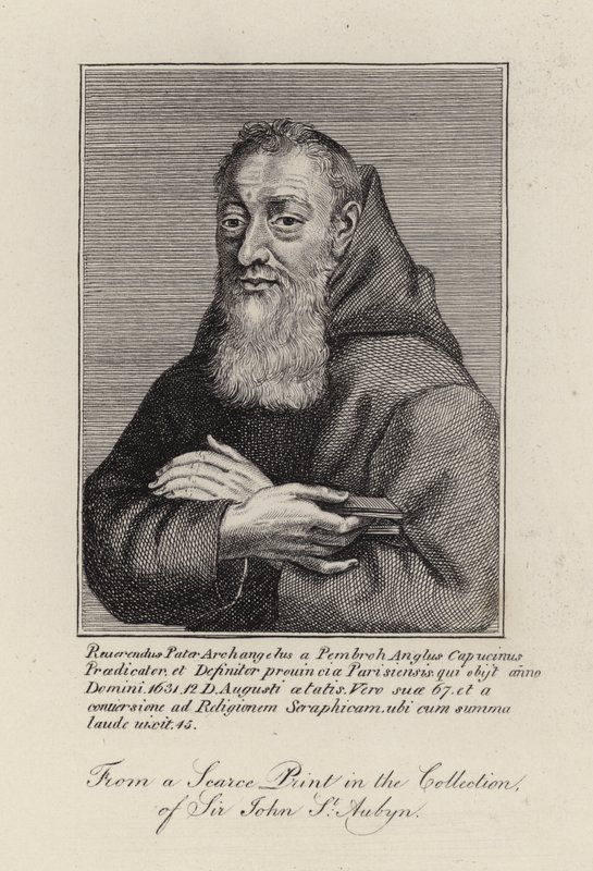 Fader Ærkeengel (gravering) af English School