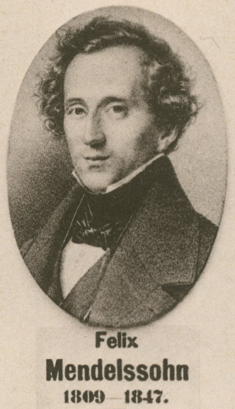Felix Mendelssohn (dybtryk) af English School