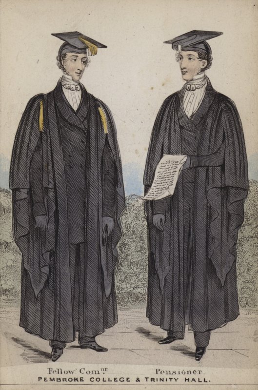 Fellow Commoner, pensionist, Pembroke College og Trinity Hall af English School