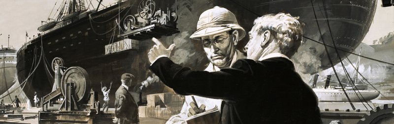 Ferdinand de Lesseps, den franske ingeniør af den første, mislykkede, Panamakanal af English School