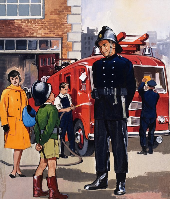 Brandmand af English School