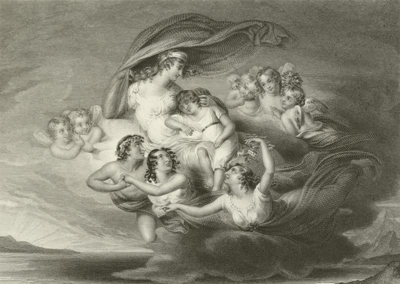 Venusflyvning med Ascanius af English School