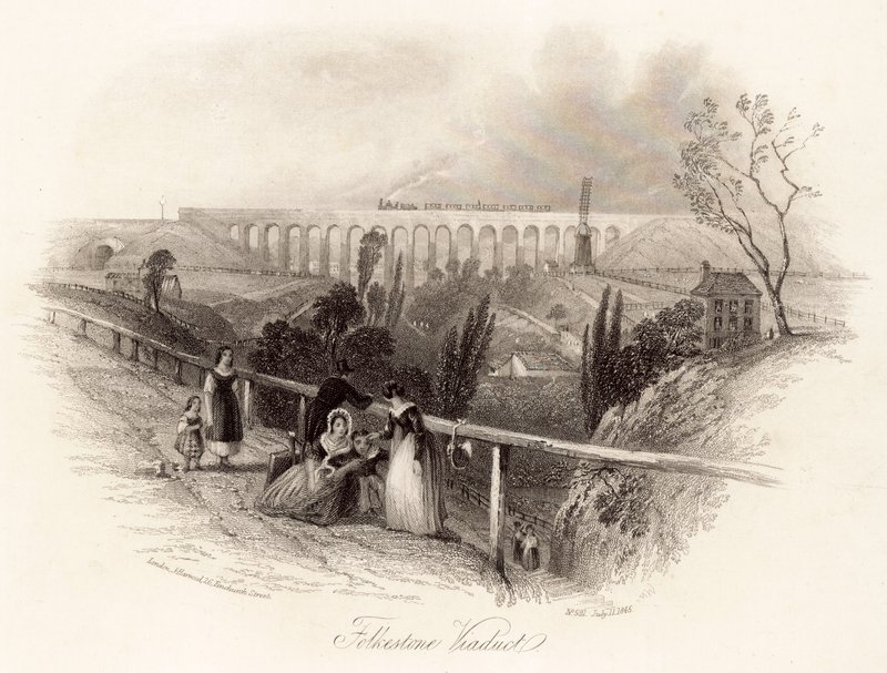 Folkestone Viadukt af English School