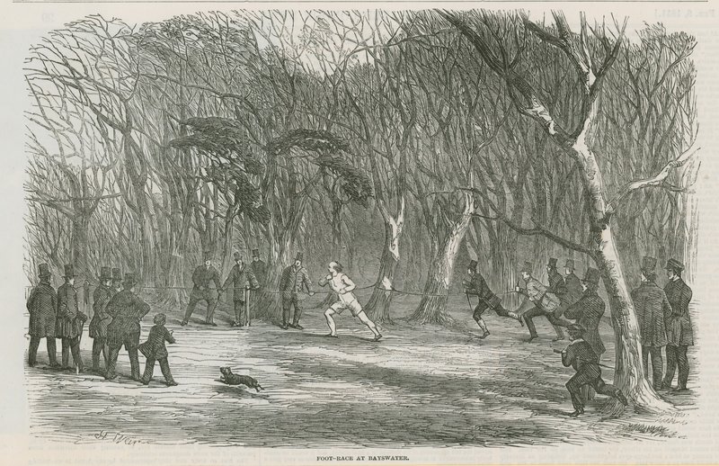 Fodløb i Bayswater, London af English School
